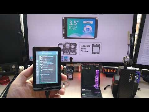 Elecrow CrowPanel Advance 3.5" ESP32 AI Display for Meshtastic Unboxing, Review and Test by #Hayri