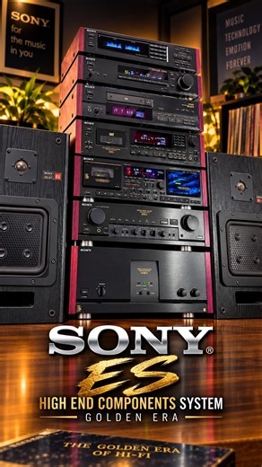 Sony ES Golden Era 👇SEE FULL VIDEO👇 The Ultimate 🔥 HiFi Tower