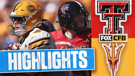 No. 7 Texas Tech Red Raiders vs. Arizona State Sun Devils Highlights | FOX College Football