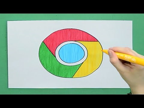 How to draw the Google Chrome Browser Logo