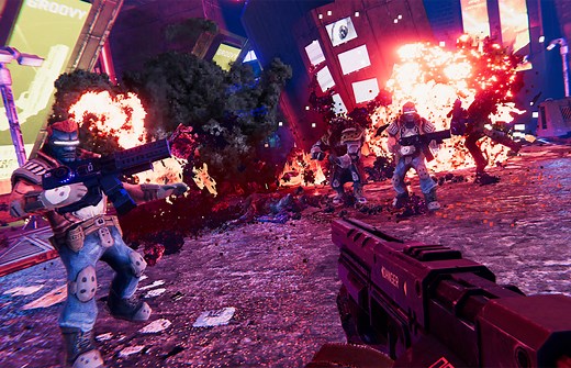 Upcoming Cyberpunk FPS ‘Turbo Overkill’ Unleashes Demo Today