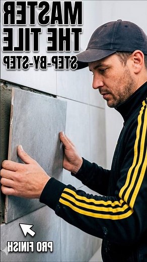 How to Install Wall Ceramic Tiles Step by Step | Quick & Professional Tiling Tutorial #Shorts