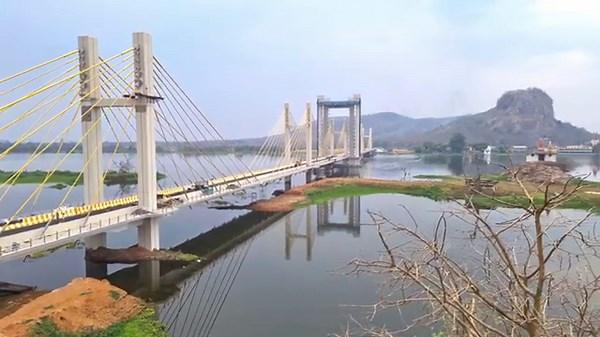 4K | India's 1st Cabel Stayed Bridge With Sky Galary | AMBHORA BRIDGE | BHANDARA | NAGPUR |