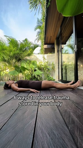 6 somatic exercises to release the weight you’ve been carrying❗️ #somatichealing #healingjourney #somaticexercise #fyp #fy