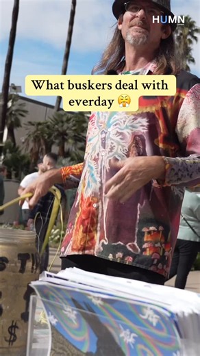 This moment shows the reality behind trying to make a living as a busker. He gives out what he can. He’s kind. He’s generous. But when people treat his work like a free shop, it gets harder to keep going. 🎥 HUMN Project. #buskers #busking #buskinglife #behindthescenes #realpeople #performer #artist #streetartist #sandiego #streetinterview | HUMN project
