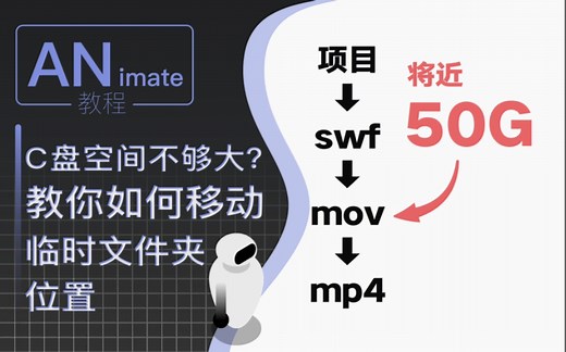 C盘空间不够大？教你如何移动AN的临时文件夹位置（机翻）