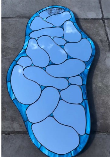 Transforming Mirrors into Stained Glass Art