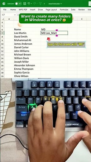 Create Multiple Folders Instantly in Windows - This Trick Will Blow Your Mind! #Folders #windowstips