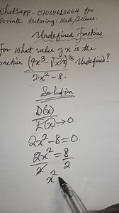 Learn How to Solve Undefined Fractions Step by Step - Math Tutorial. Are you struggling to understand undefined fractions? Don't worry, you're not alone! In this video, we'll break down what undefined fractions are and how to solve them step-by-step. We'll cover the concept of undefined fractions, explaining why they're not zero and how to handle them in equations. Whether you're a student or just someone who wants to brush up on their math skills, this video is for you. #instructoralison #math 