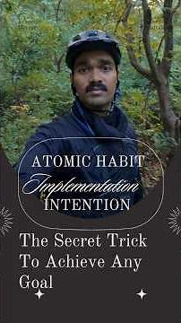 Achieve Any Goal Faster 🚀 | Implementing Intention #atomichabits #shorts #implementation#goals#dream