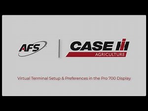 Virtual Terminal Setup and Preferences in the Pro 700 Display