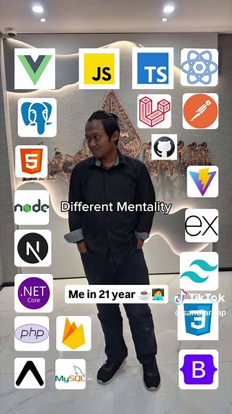 ✨ Tech stack Fullstack Development yang sudah kupelajari, dari otodidak sampai akhirnya terjun ke industri: Frontend: React.js, React Native, Next.js, TypeScript Backend: Express, Laravel, .Net Core Database: MySQL, PostgreSQL Tools: Git, Postman, dll. Masih banyak yang pengen dieksplor lagi 🔥 perjalanan masih panjang 🚀 Programming = non stop learning 👨‍💻 👉 Portfolio ada di bio. 💌 Butuh web / app buat bisnismu? DM! #getMyfirst10MwithFahrul #TechJourney #FromSelfTaughtToIndustry #CodingLife