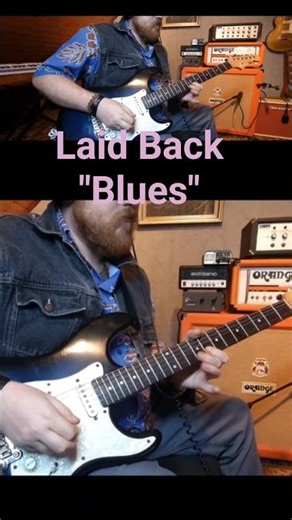 Laid Back "Blues" #shorts #guitar #stratocaster #blues