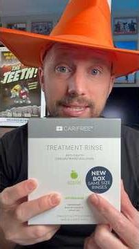 Treatment Rinse! My favorite mouthwash! ‪@CariFree‬ #reddingdentist #dentist #mouthwash #dentalart