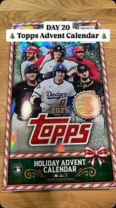 ⚾️ Advent Calendar Day 20 ⚾️ Topps 2025 Holiday Advent Calendar ⚾️ Baseball Card Singles listed on eBay! Link in bio ⚾️ #topps #baseball #MLB #fyp #adventcalendar collectibles ebay baseballcards 2025 christmas @topps @mlb | A's Baseball Card Shop | Facebook