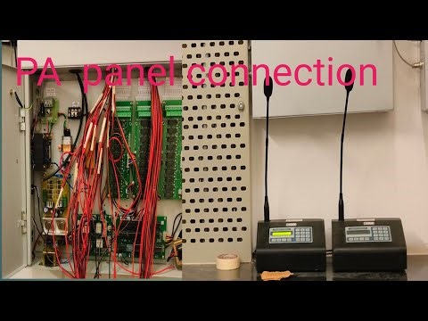 PA system panel ka ||amplifier console"कनेक्शन कैसा होता है @Pradeep Electrical Tech 🔥🔥