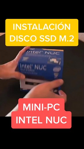 Instalación de Disco SSD M.2 en Intel NUC