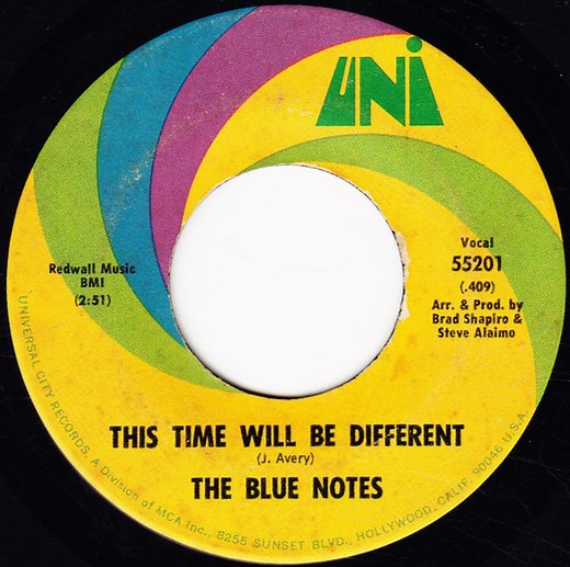 The Blue Notes - This Time Will Be Different / Lucky Me