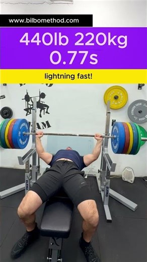 But at what COST?🏥440 LBS 200 KG Bench Press at 0.77s! ⚡ Lightning Fast but...