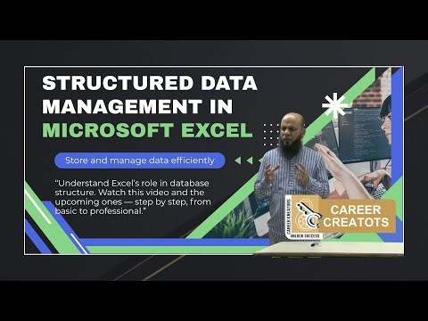 Excel’s Role in Database Structure | From Basic to Professional | Irfan Sir