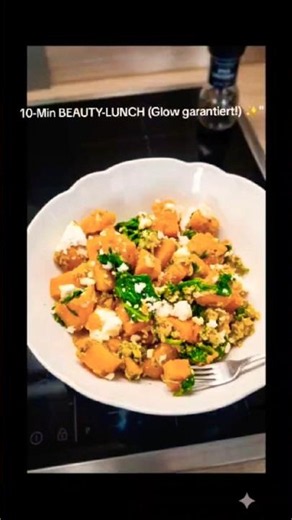 Schnelles Beauty-Meal: Süßkartoffel-Pfanne für strahlende Haut & starke Haare! 🍠✨💇‍♀️