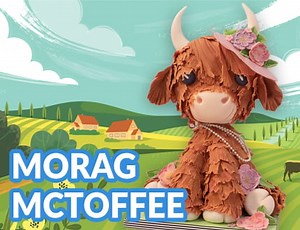 Morag McToffee Cake Decorating Tutorial by Paul Bradford - CakeFlix