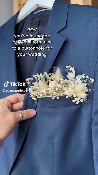 Unique Wedding Buttonhole Alternative Ideas
