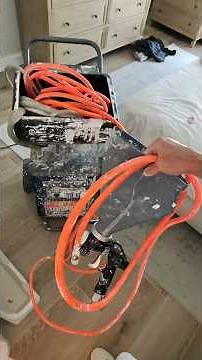 Spraying Orange Peel Texture On That Drywall Repair!