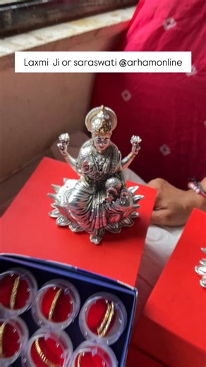 Diwali pooja in laxmi ji idols 💫 . . . . [ahemdabad delivery , Ganesh ji for Diwali Poojan , Diwali gift , laxmi Pooja and saraswati pooja #silverpolishganeshji #ganpati #arhamonline #diwalipoojan #dhanteras #diwali #ganeshpooja #mahalaxmidevi #saraswati | Arham Online