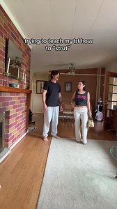 Teaching My BF to Strut: Hilarious Strut Lesson by Ian and Mariah