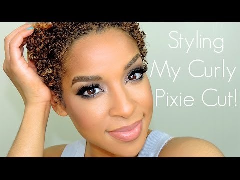 Styling My Naturally Curly Hair | TWA