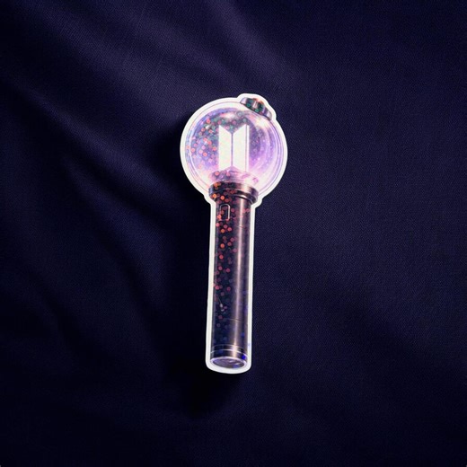 BTS LIGHT STICK V4 holographic sticker