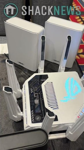 ASUS ROG Wi-Fi 8 Routers at CES 2026 #asus #ces2026 #wifi