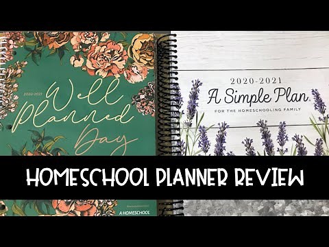 A Look Inside the Well Planned Day & A Simple Plan Homeschool Planner