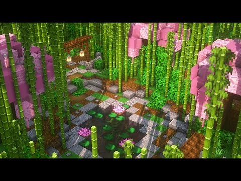 Minecraft | How to Build a Simple Japanese Garden Tutorial