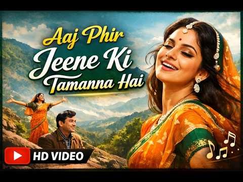 Aaj Phir Jeene Ki Tamanna Hai | Gana Purana Andaz Naya | Retro Lyrical Video#bollywood #song
