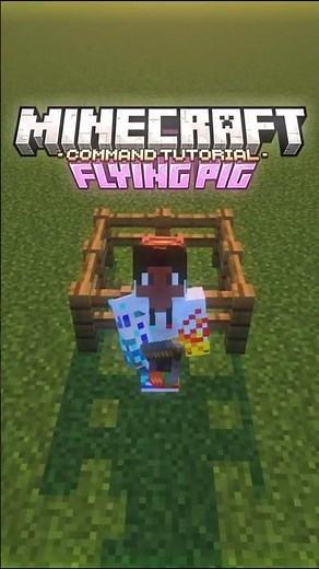How to make pigs fly! #minecraftcommands