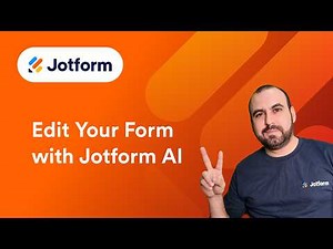 How to Edit Your Form with Jotform AI