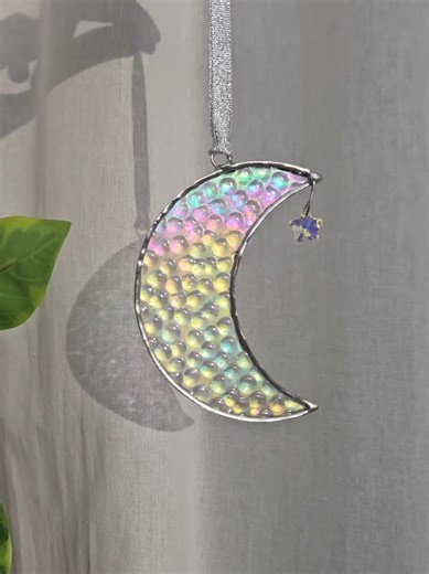 Stained Glass Moon Creation Process