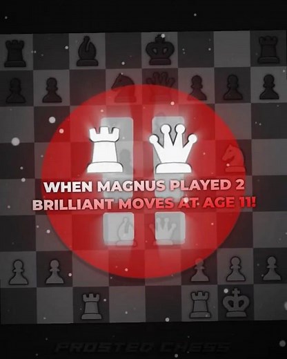 Magnus Carlsen Did THIS At 11 Years Old 🤯♟️ #chess #chessgame #shorts