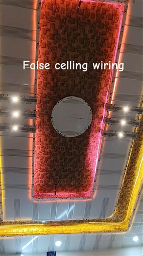 false celling wiring|Planning for LED lights and profile lights|#kajal electrician