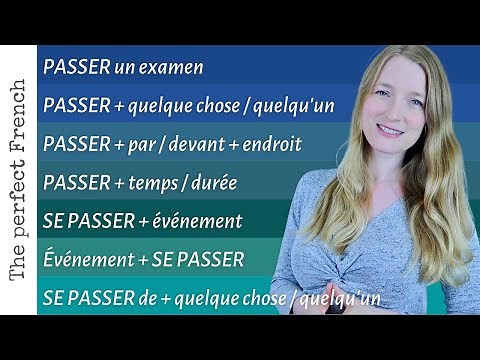 7 ways to use the verb PASSER in French | Expand your French vocabulary
