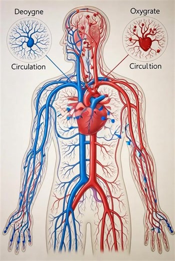 ‏Blood circulation 3D Animation #3dmedico | 3d animation