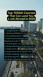 Top TESDA Courses for Abroad #TESDA #fbreelsfypシ゚viralシ | EfrenNolasco.com