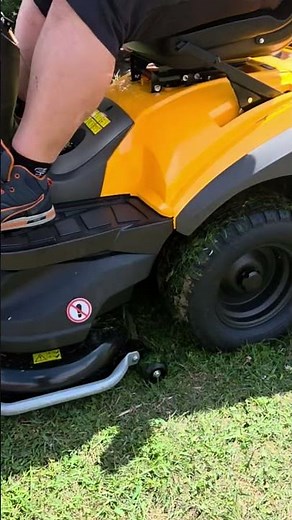 Test 01 Stiga Rasenmäher Mulchen Benzin Estate 9102 WX mit Mulchstofpen Allrad Traktor