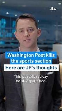 Washington Post kills the sports section