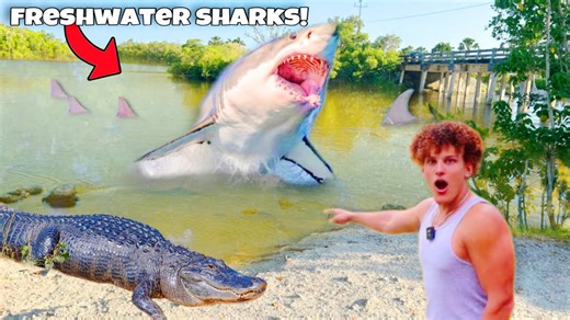 This is how freshwater sharks were found where gators live