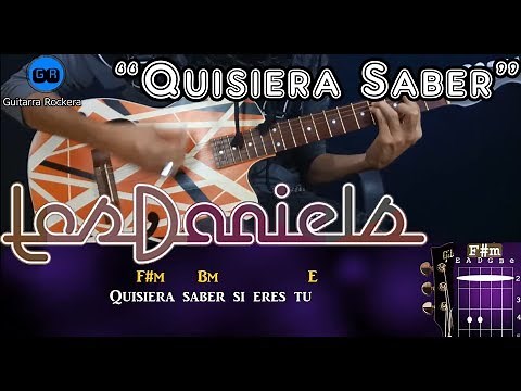 How to Play "Quisiera Saber" by Los Daniels on Acoustic Guitar + PDF