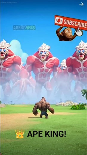 🔥 99% of Players Can't Do This! 😱 #age of apes #monkeys game #games
