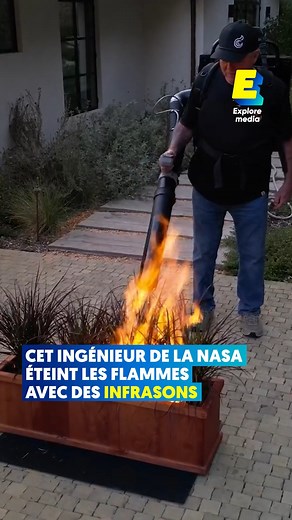 Cet ingénieur de la NASA éteint les flammes avec des infrasons 🔥 | Explore Media